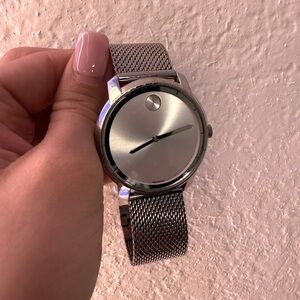 Movado Silver Mesh Watch - PRE-OWNED Men’s Watch